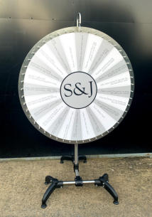 wedding wheel of fortune